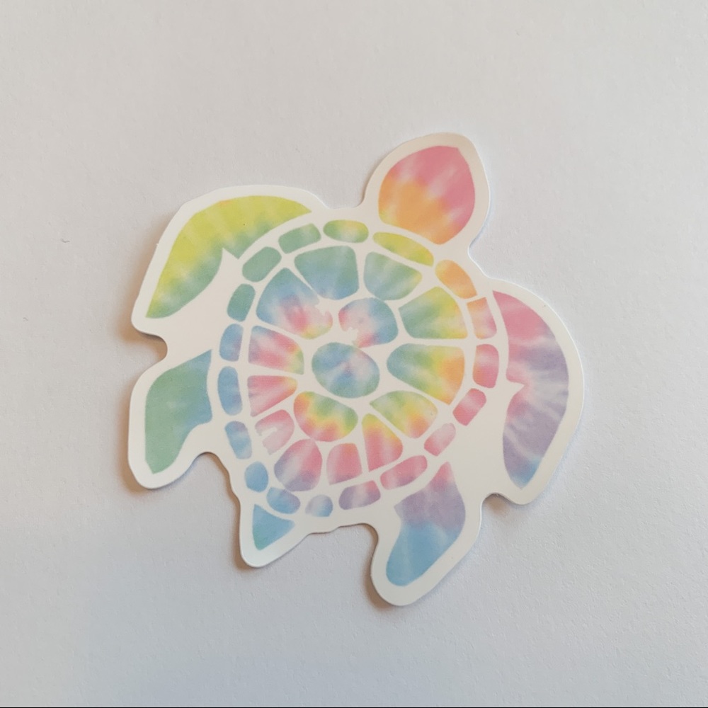 5/$5 VSCO Tie Dye Turtle Sticker